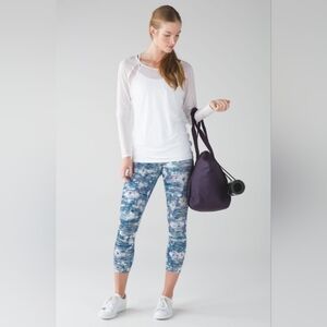 081- Lululemon Wunder Under Crop (Hi-Rise) Blurry Belle Multi